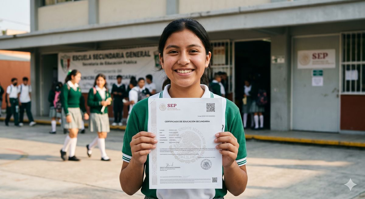 tramite certificado de secundaria en linea Nuevo león