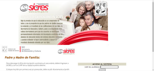 sicres consulta calificaciones